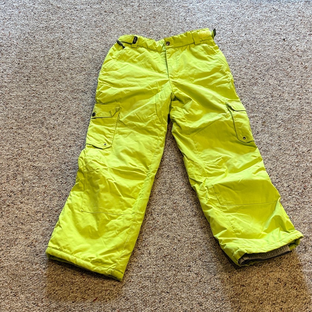 Vibrant Yellow Juniors/Kid Snow Pants